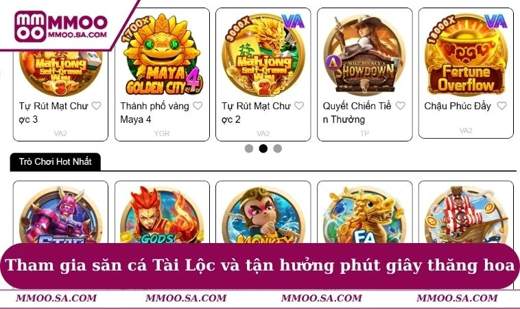Bắn Cá MMOO 2 Tham gia săn cá Tài Lộc và tận hưởng phút giây thăng hoa