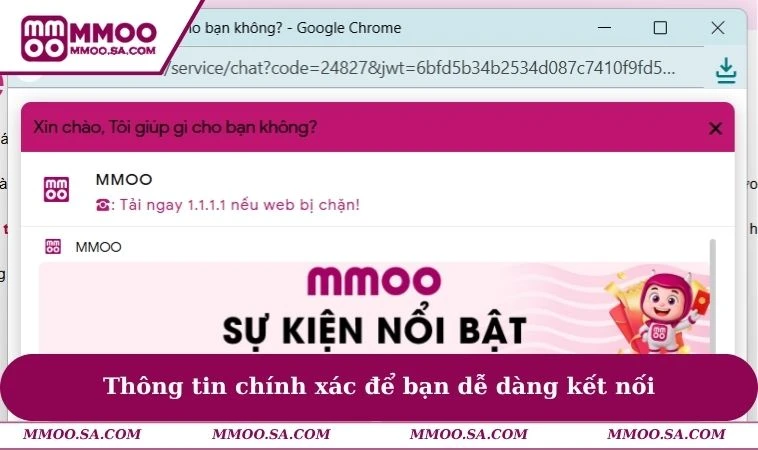 Thông tin chính xác để bạn dễ dàng kết nối